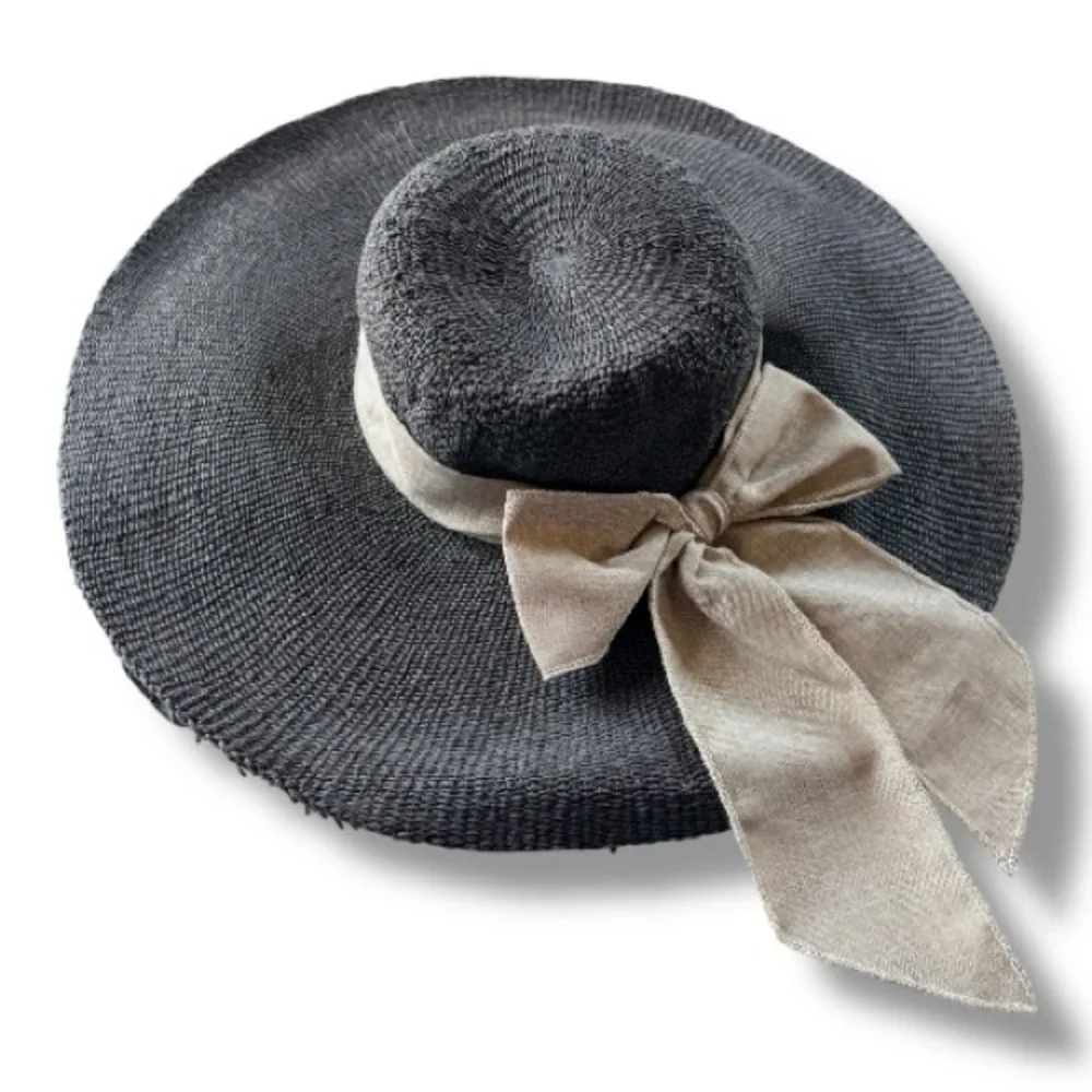 Scala Straw Cotton Sun Beach Coastal Hat Bundle